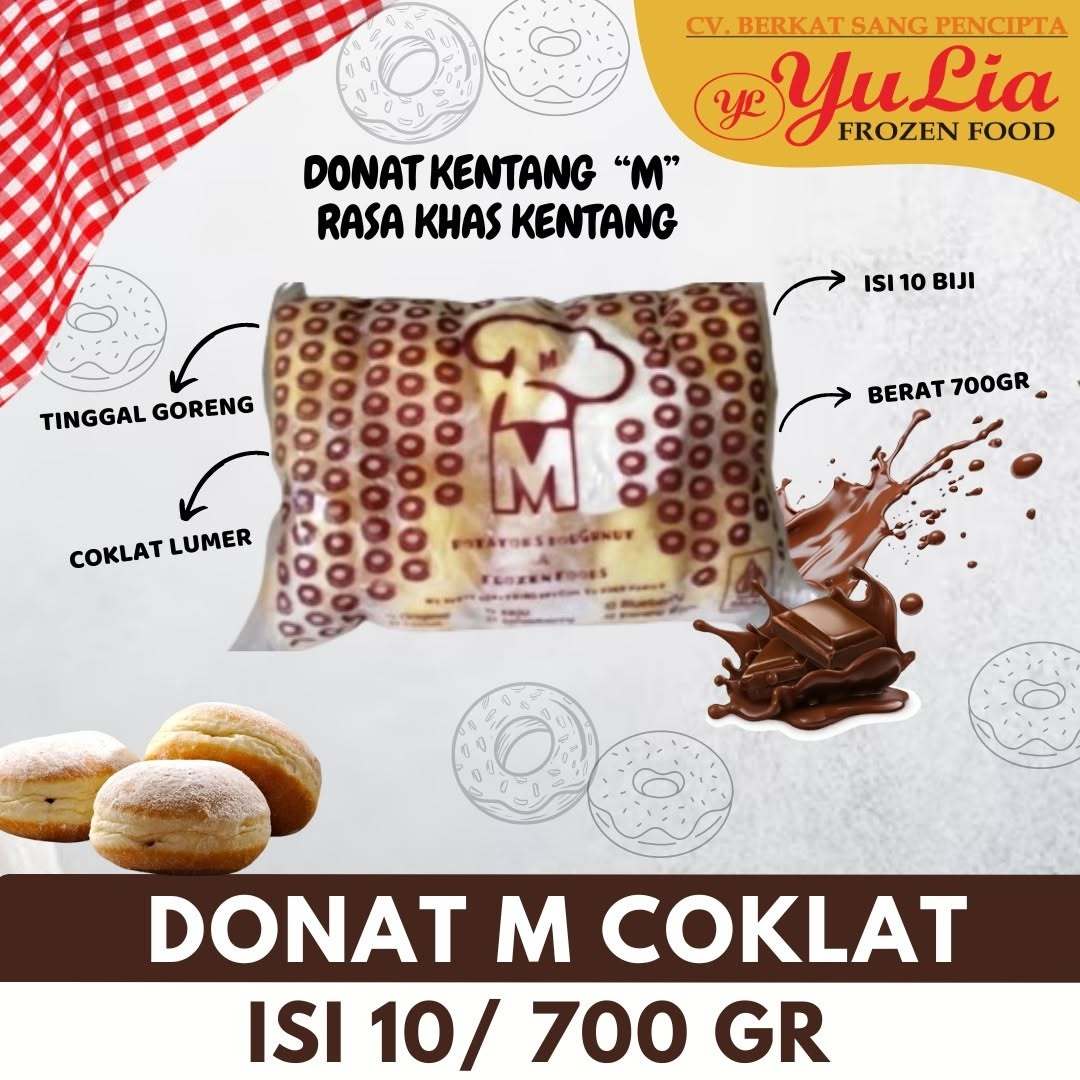 DONAT M COKLAT (10)