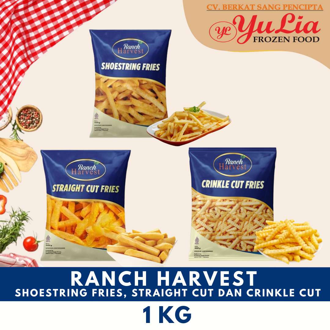 RANCH HARVEST CRINKLE CUT FRIES 1 KG (10)