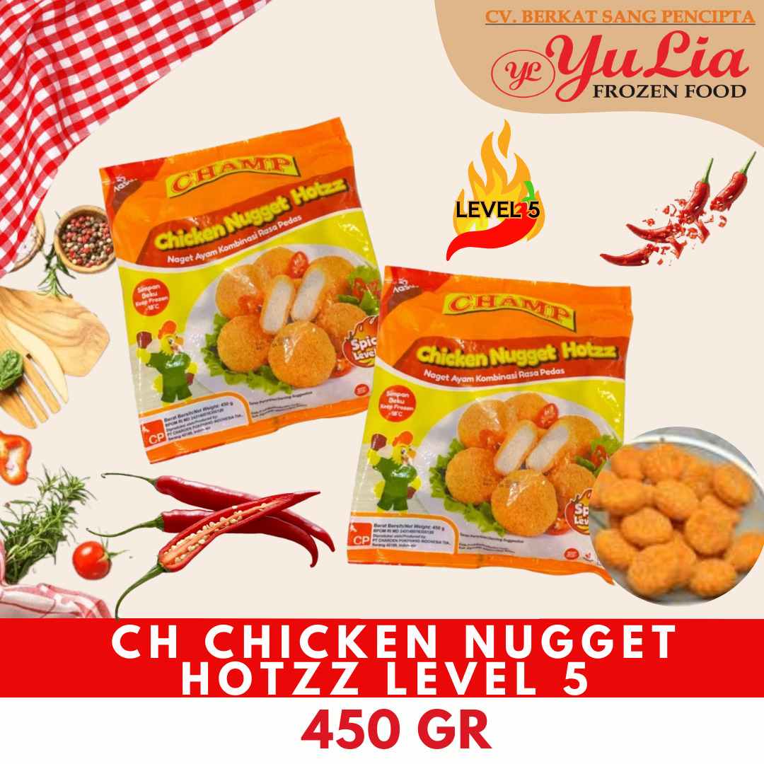 CH CHICKEN NUGGET HOTZZ LEVEL 5 450 GR (12)