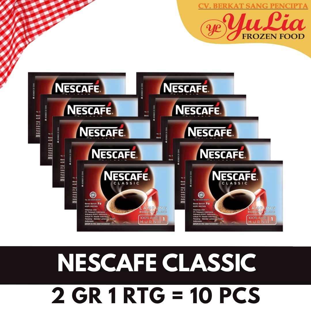 NESCAFE CLASSIC 2 GR 1 RTG = 10 PCS (60)