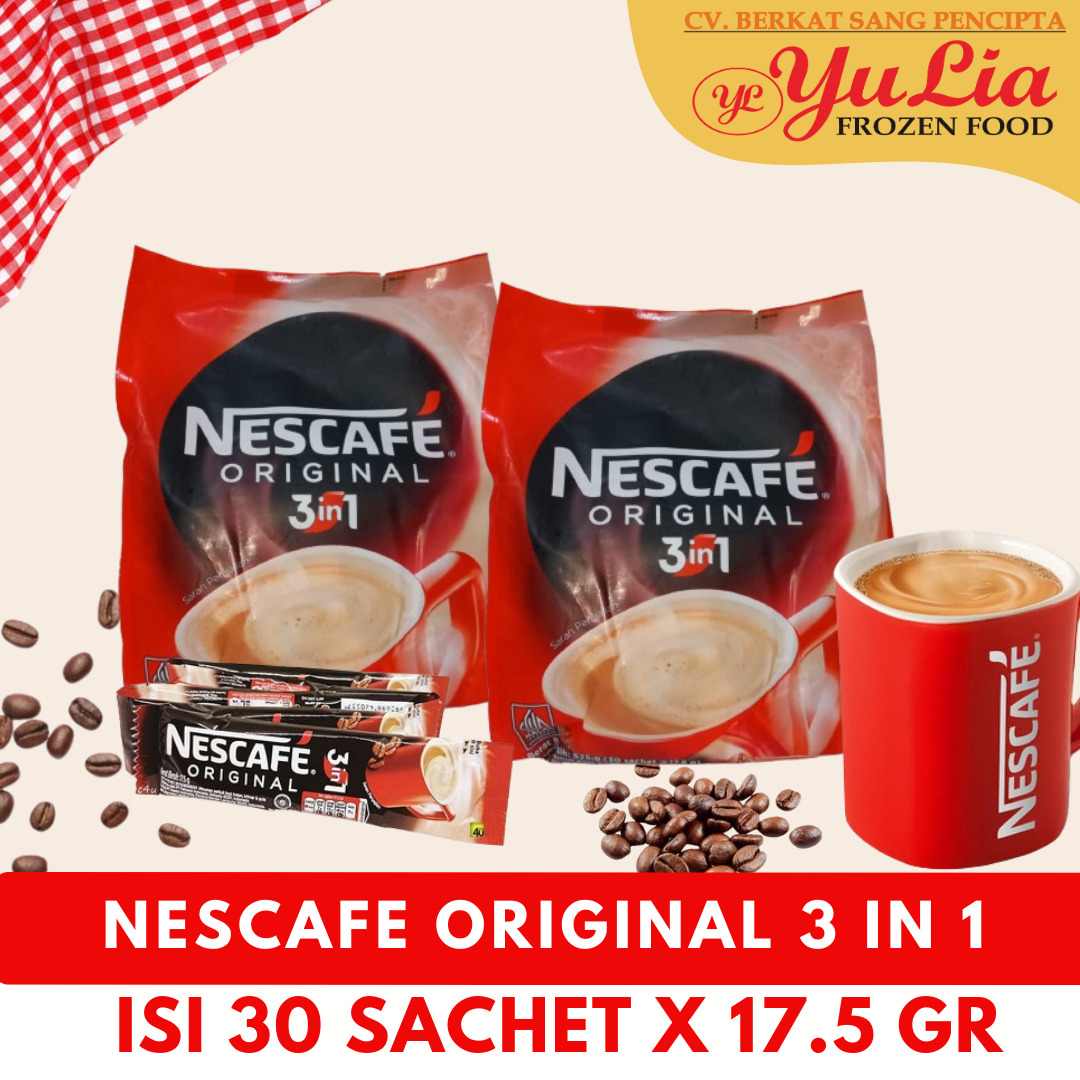 NESCAFE ORIGINAL 3 IN 1 ISI 30 SACHET X 17.5 GR (12)