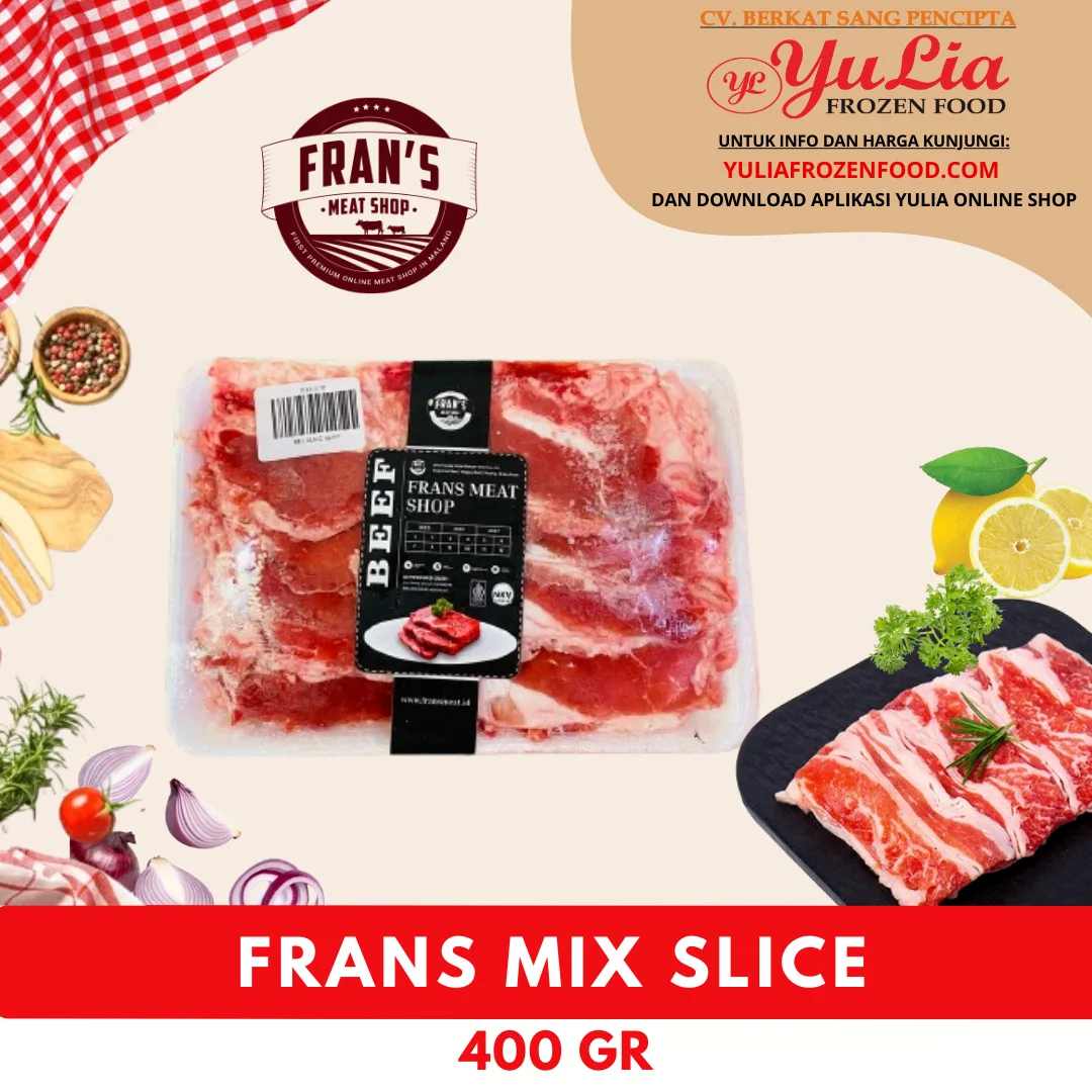 FRANS MIX BEEF SLICE 400 GR (10)
