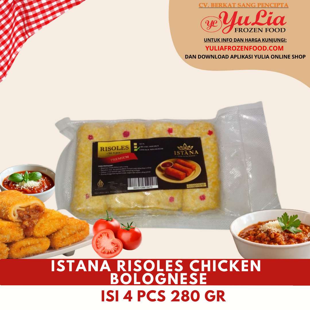 ISTANA RISOLES CHICKEN BOLOGNESE ISI 4 PCS 280 GR (10)