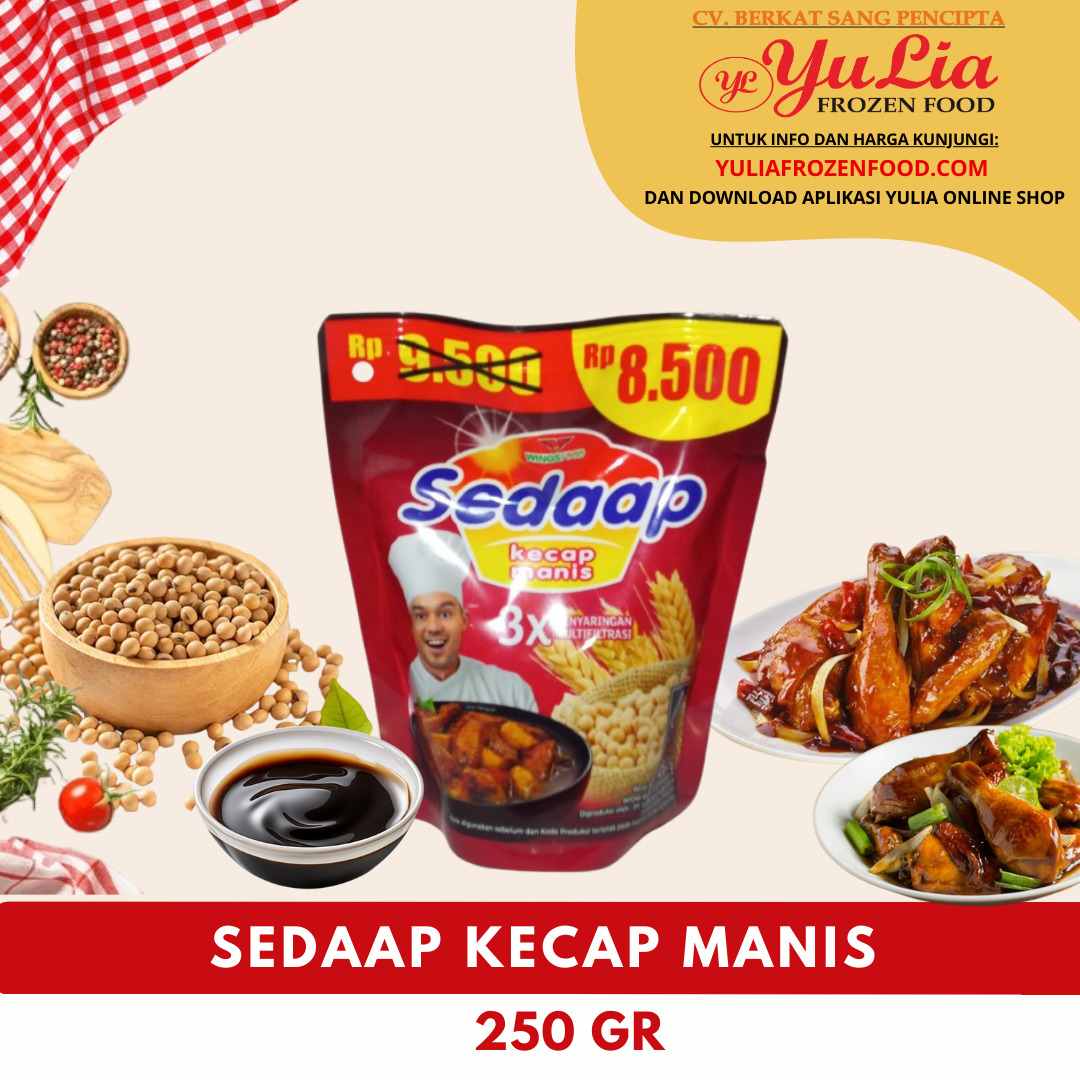SEDAAP KECAP MANIS 250 GR (24)