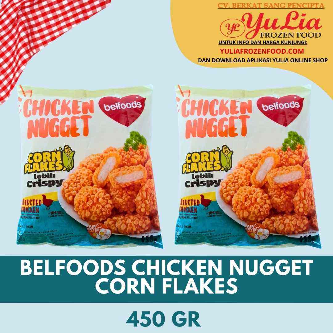 BELFOODS CHICKEN NUGGET CORN FLAKES 450 GR (12)