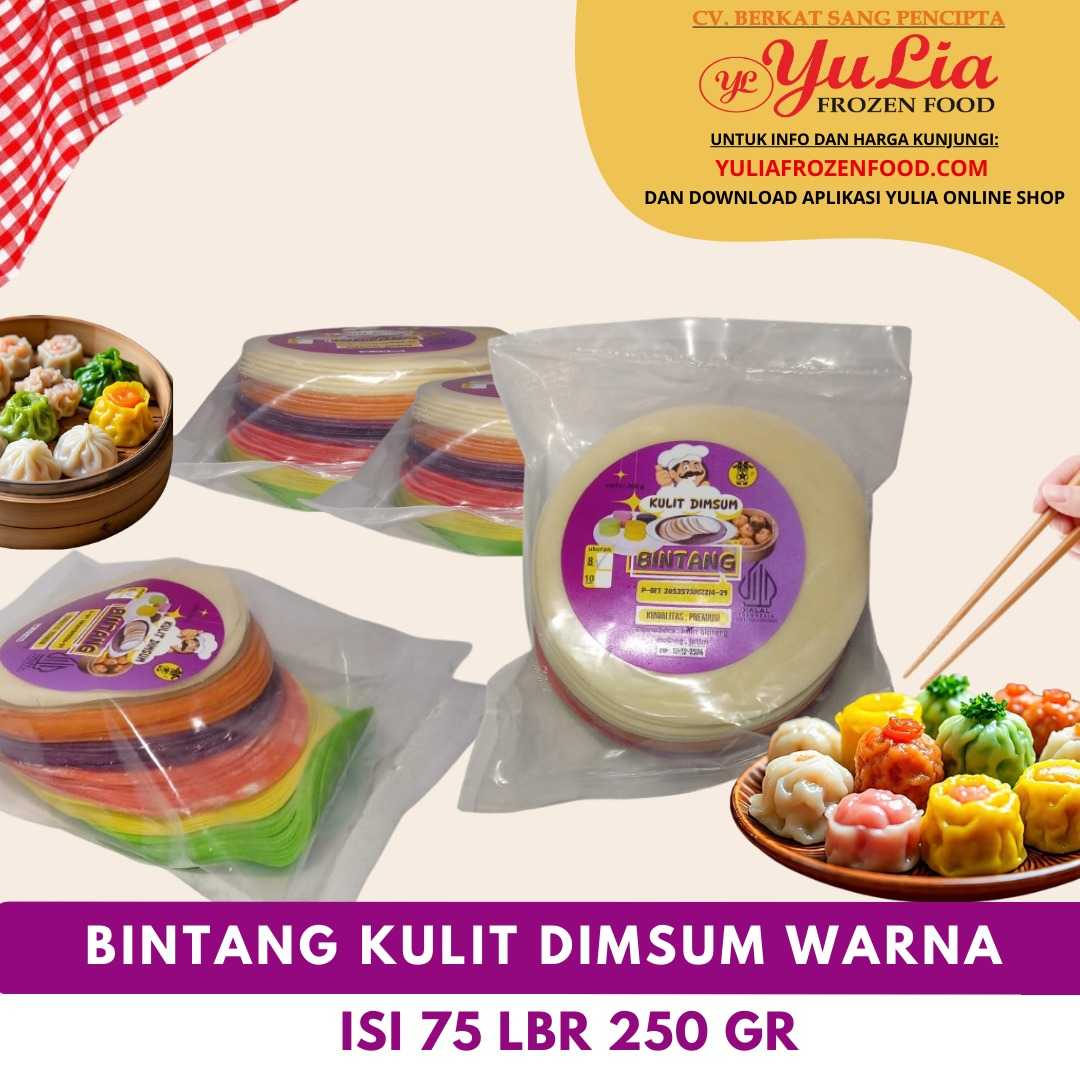 BINTANG KULIT DIMSUM WARNA ISI 75 LBR 250 GR (20)