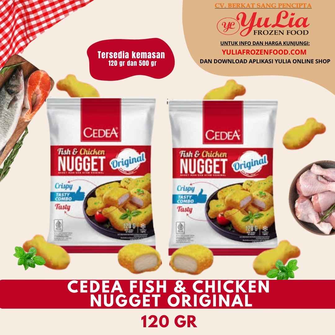 CEDEA FISH & CHICKEN NUGGET ORIGINAL 120 GR (24)