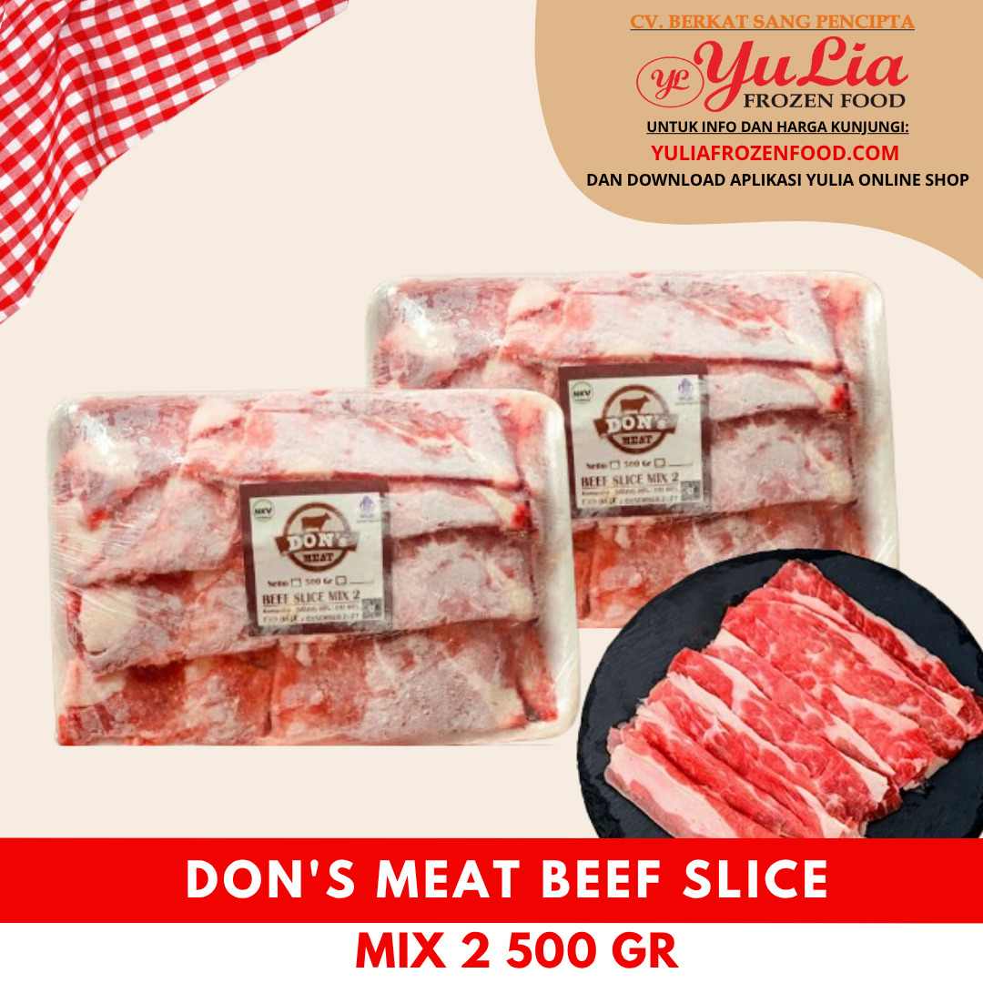DON'S MEAT BEEF SLICE MIX 2 500 GR (20)