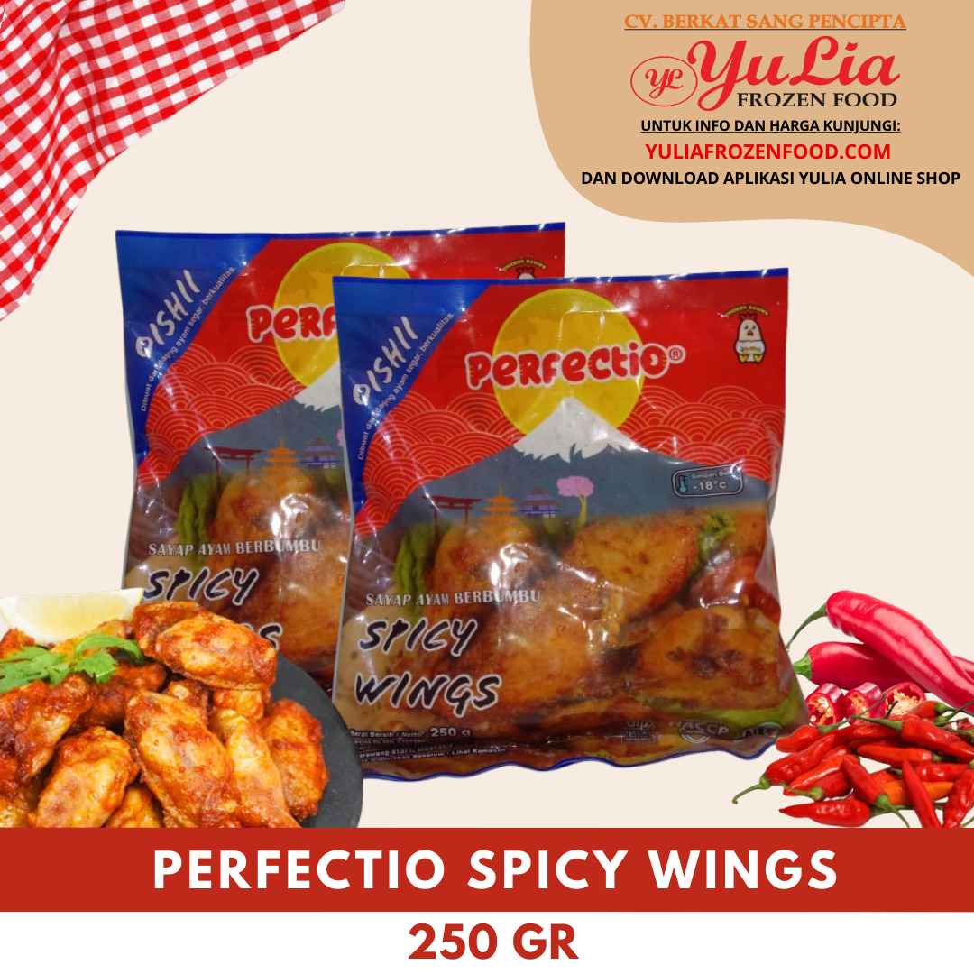 PERFECTIO SPICY WINGS 250 GR (20)