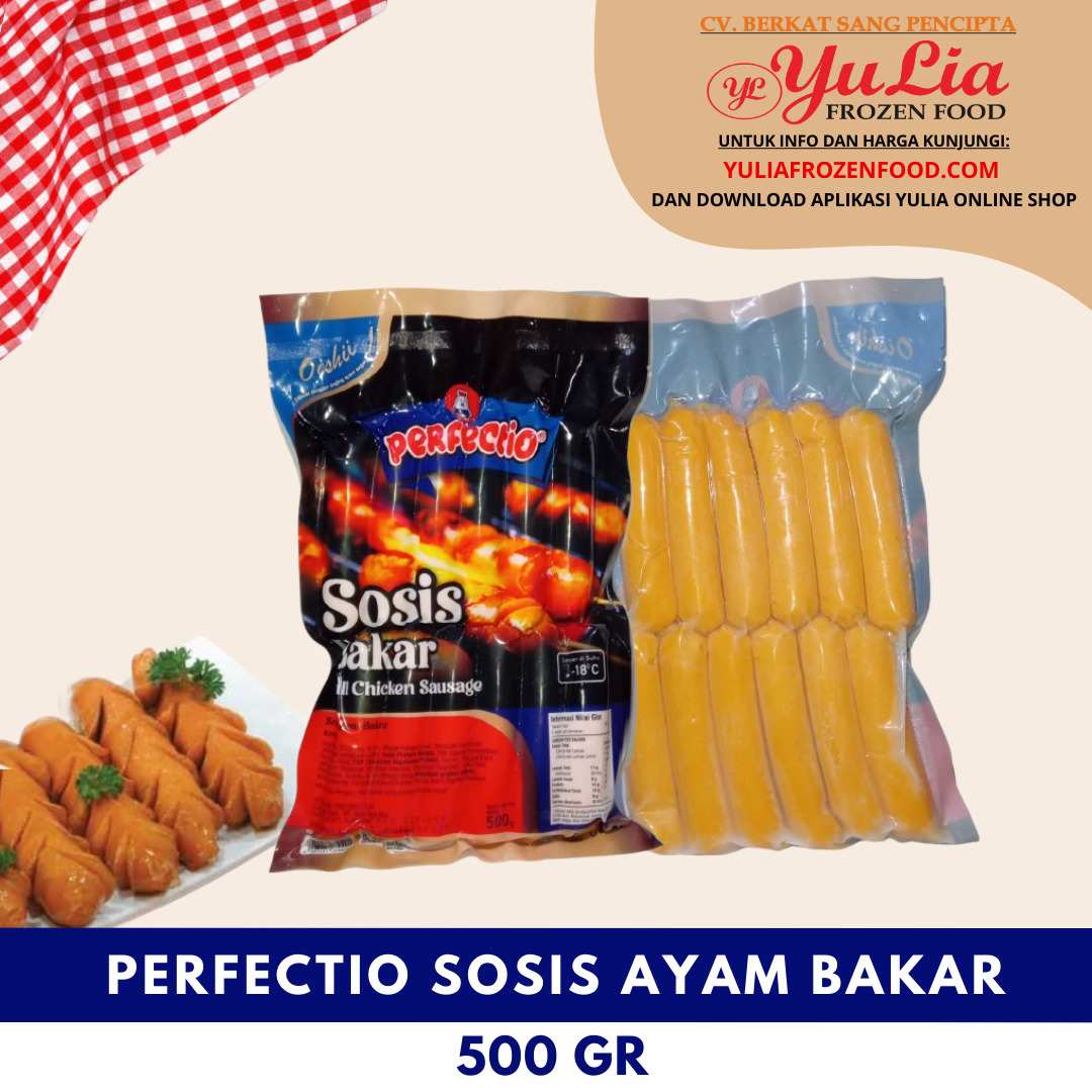PERFECTIO SOSIS AYAM BAKAR 500 GR (14)