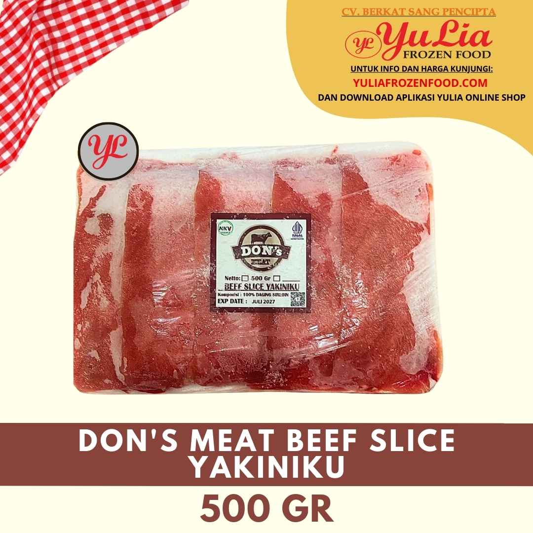 DON'S MEAT BEEF SLICE YAKINIKU 500 GR (10)