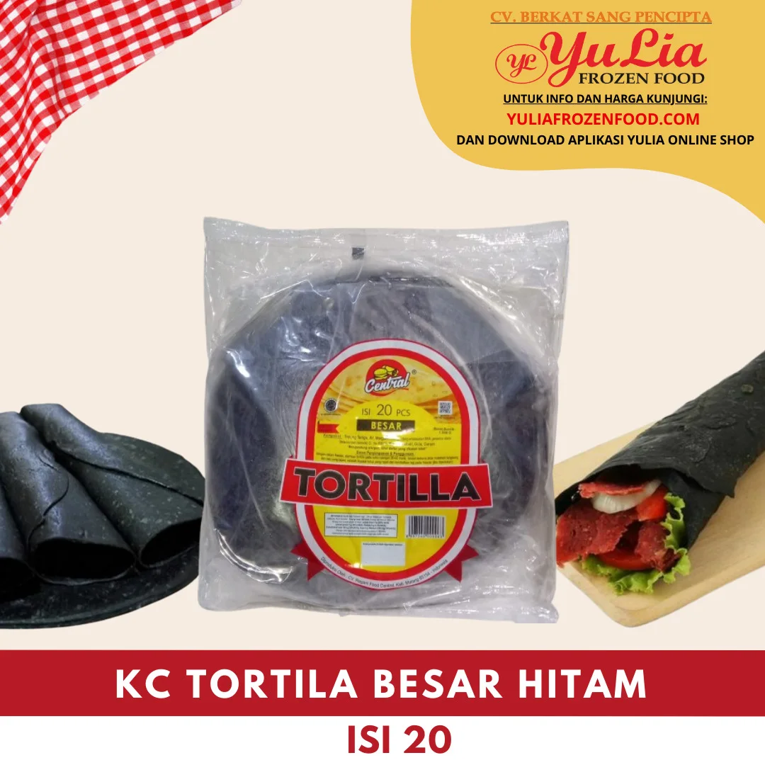 KC TORTILA BESAR HITAM ISI 20 (10)