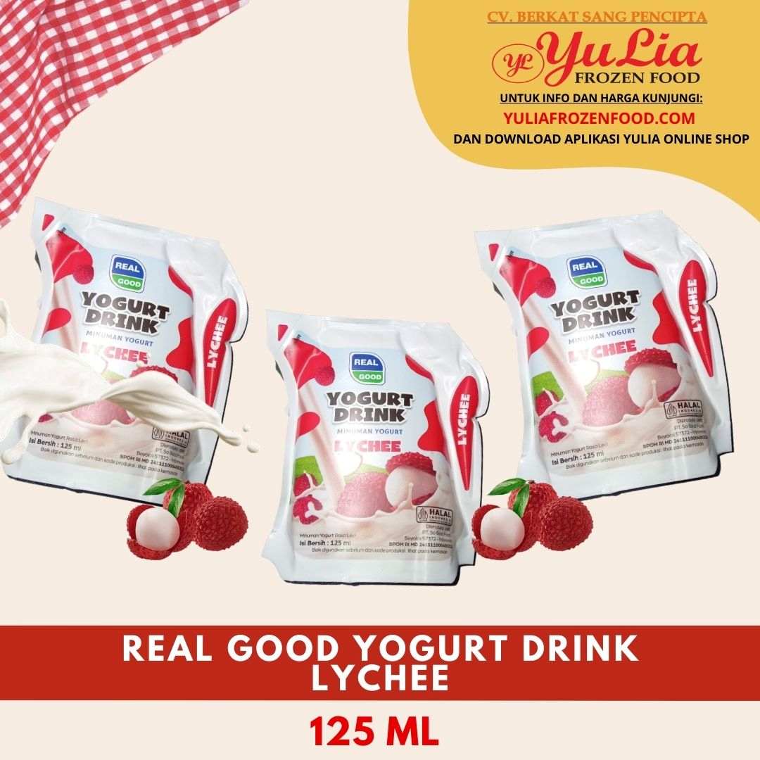 REAL GOOD YOGURT DRINK LYCHEE 125 ML (40)