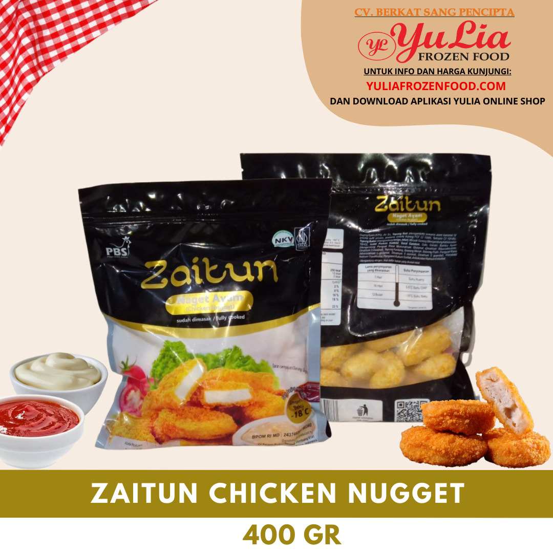 ZAITUN CHICKEN NUGGET 400 GR (12)