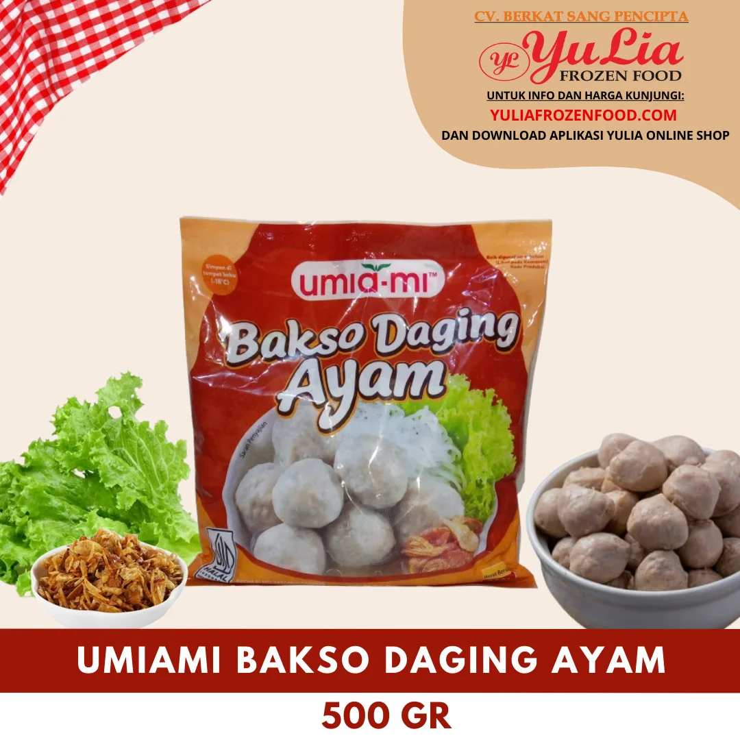 UMIAMI BAKSO DAGING AYAM 500 GR (20)