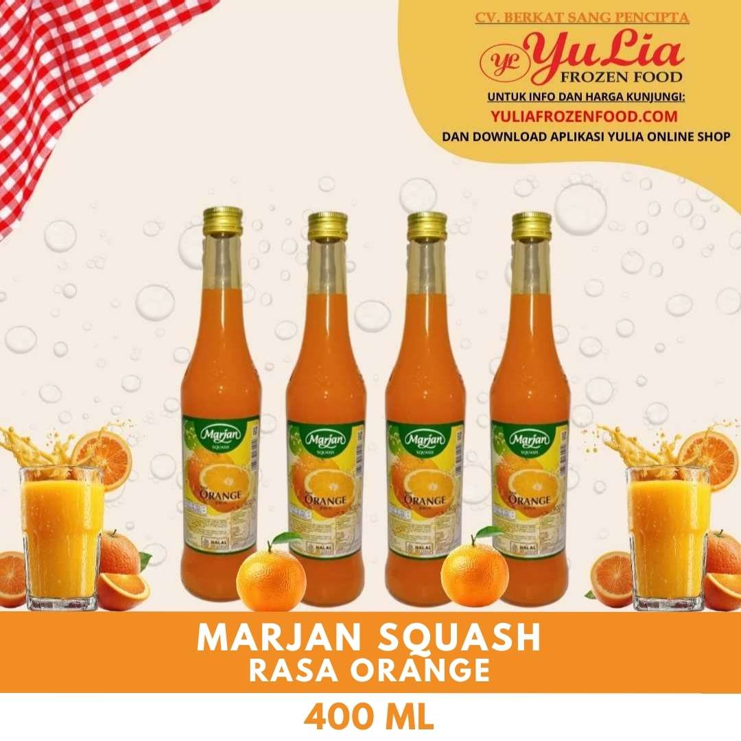 MARJAN SQUASH RASA ORANGE 400 ML (12)