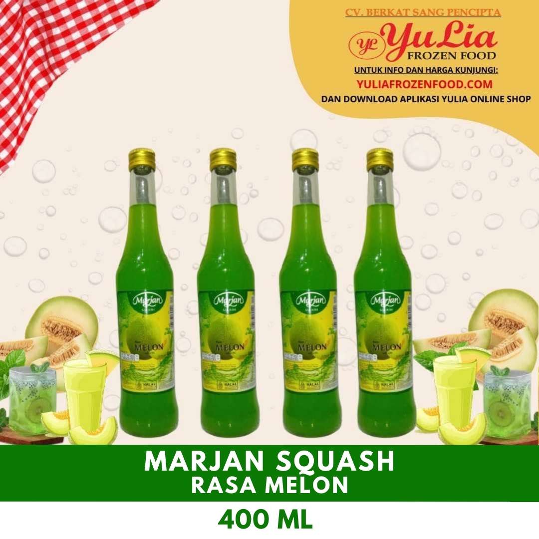 MARJAN SQUASH RASA MELON 400 ML (12)