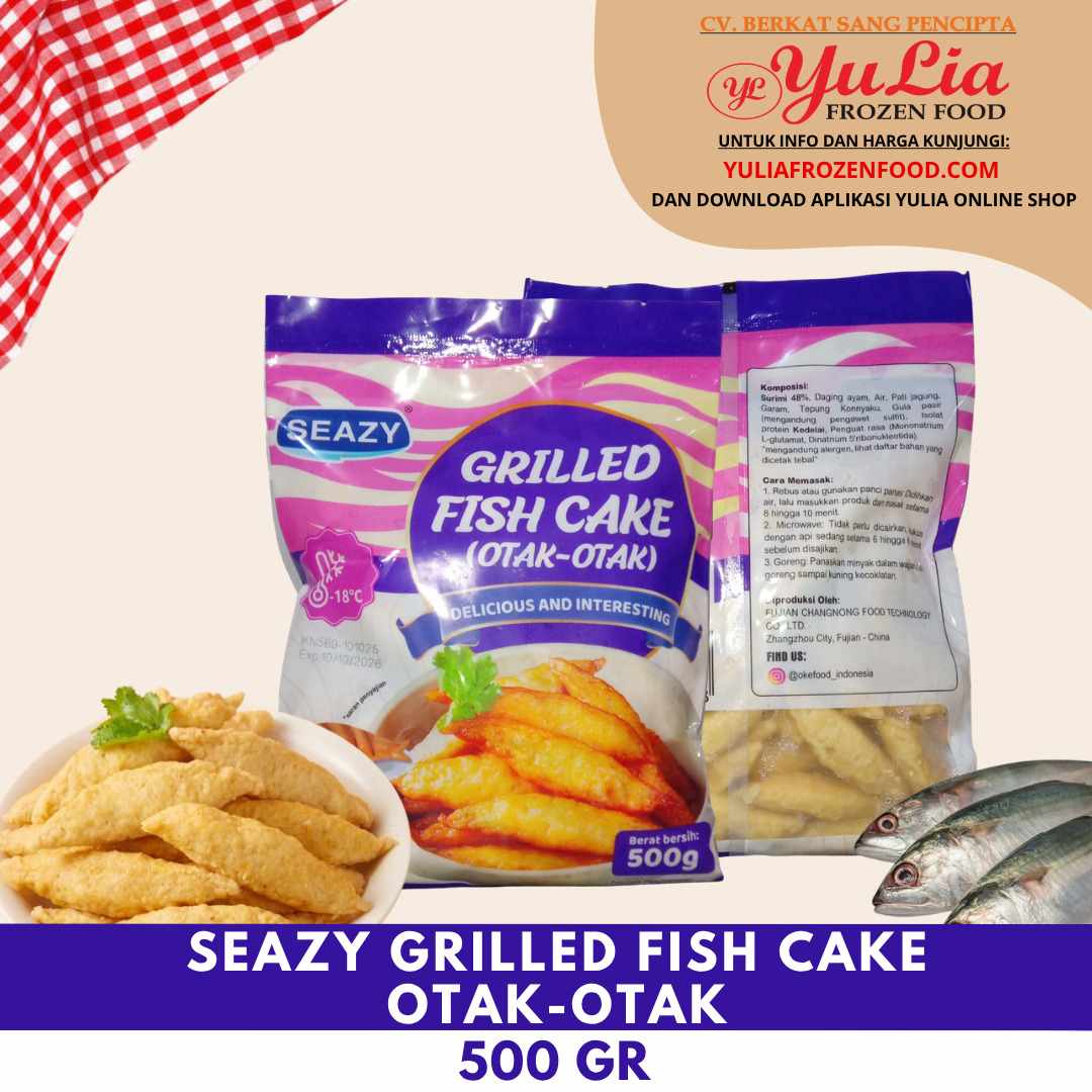 SEAZY GRILLED FISH CAKE OTAK-OTAK 500 GR (20)
