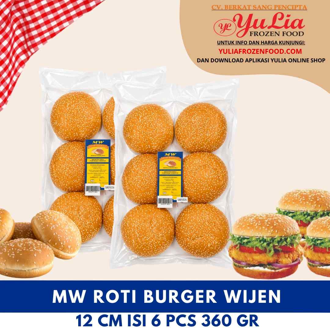 MW ROTI BURGER WIJEN 12 CM ISI 6 PCS 360 GR (10)