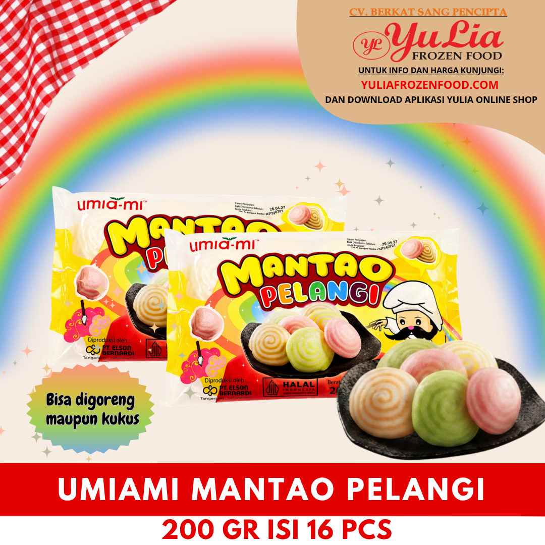UMIAMI MANTAO PELANGI 200 GR ISI 16 PCS (12)
