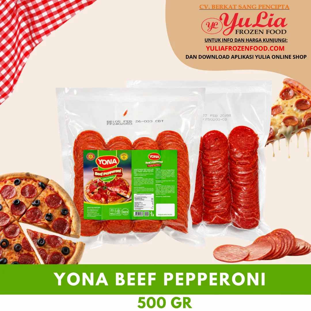 YONA BEEF PEPPERONI 500 GR (16)