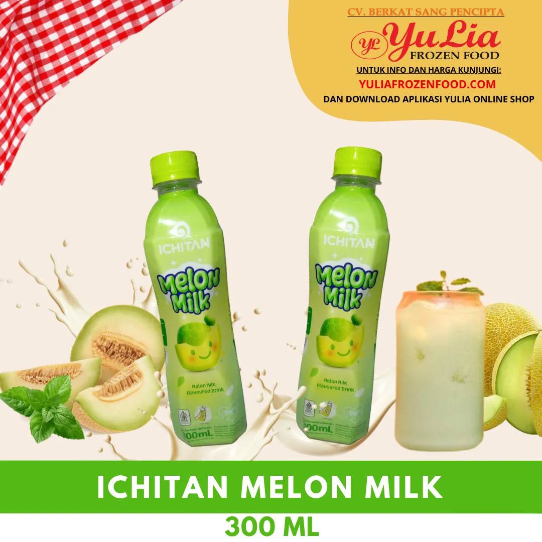 ICHITAN MELON MILK 300 ML (24)