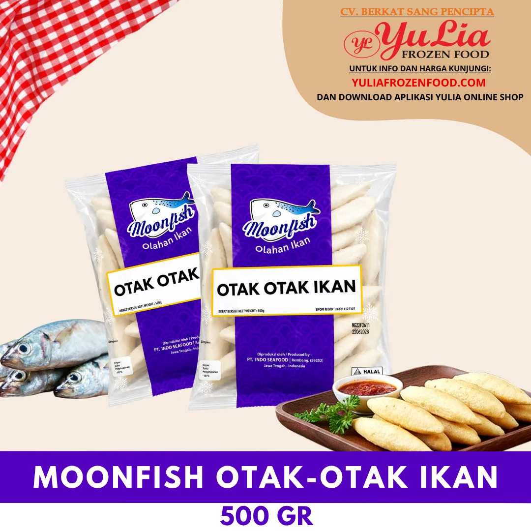 MOONFISH OTAK-OTAK IKAN 500 GR (20)