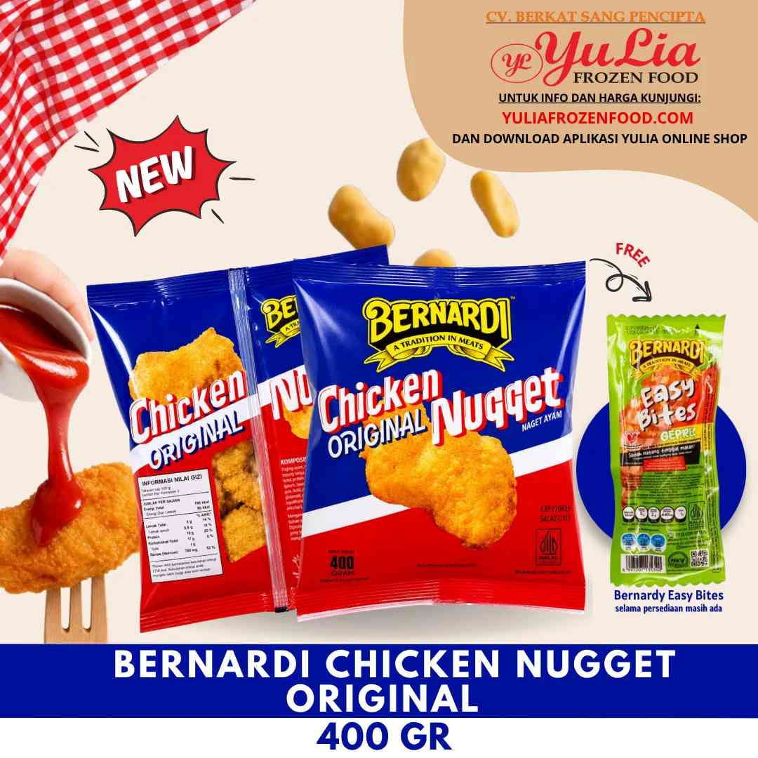 BERNARDI CHICKEN NUGGET ORIGINAL 400 GR (10)