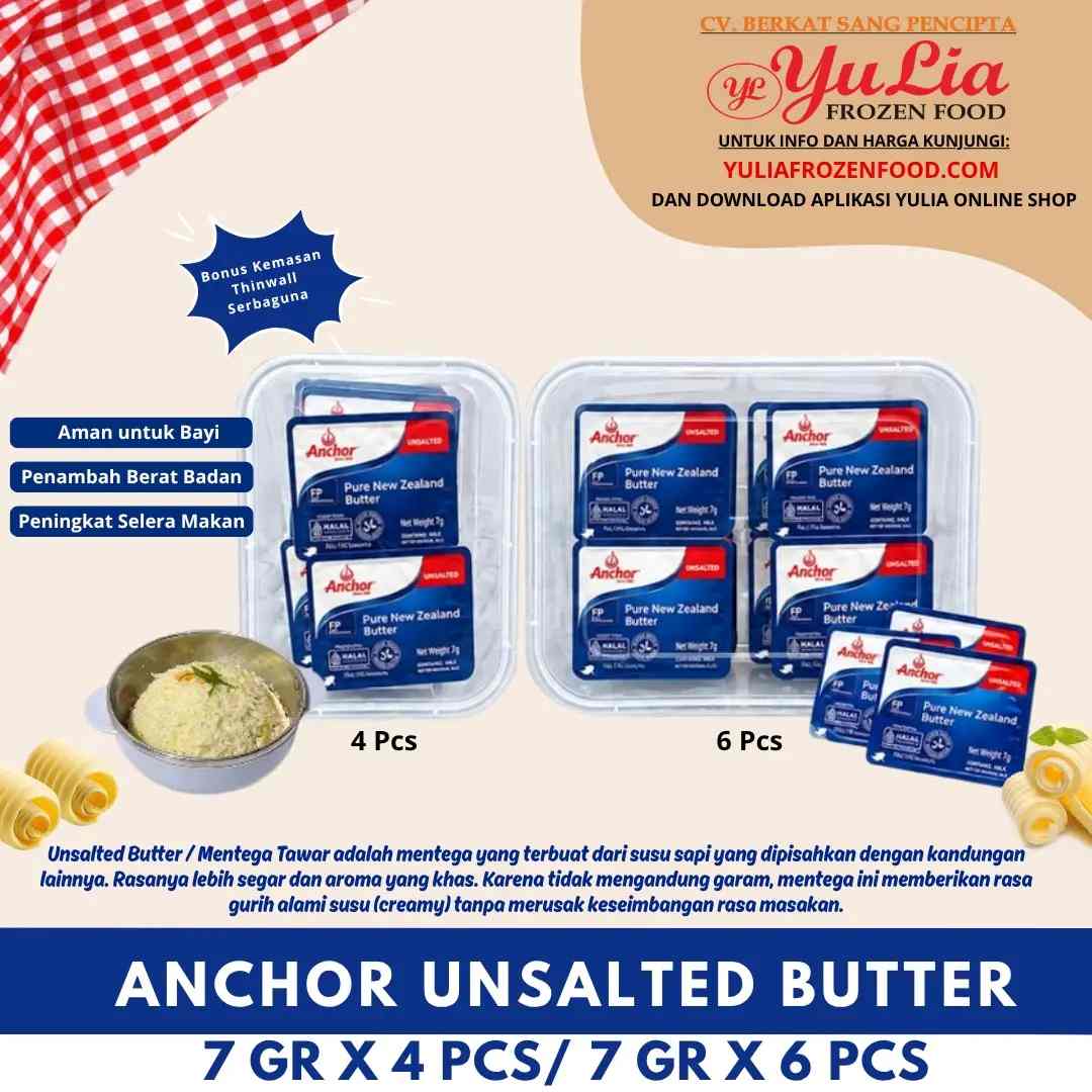 ANCHOR UNSALTED BUTTER 7 GR X 6 PCS (10)