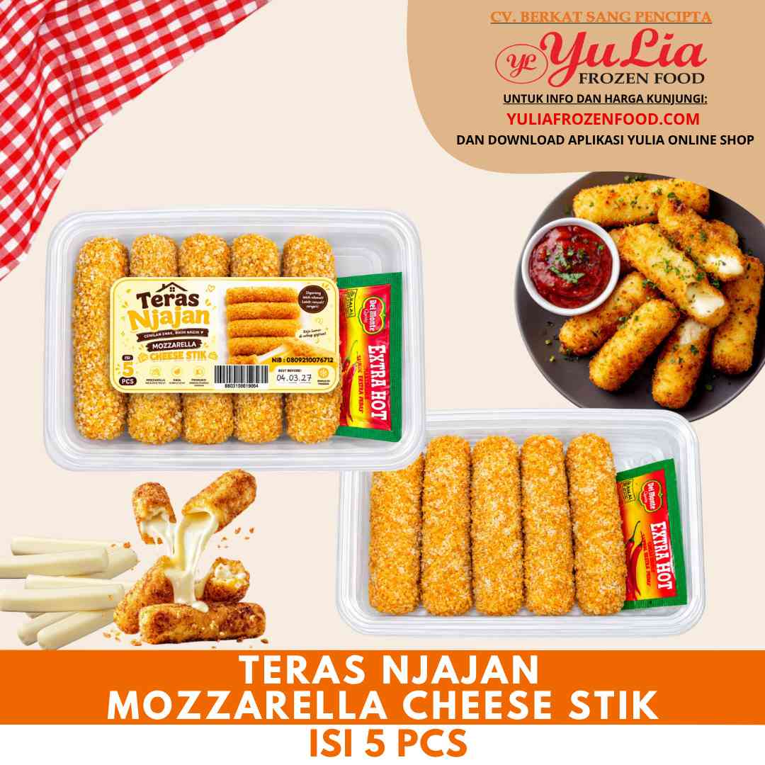 TERAS NJAJAN MOZZARELLA CHEESE STIK ISI 5 PCS (10)