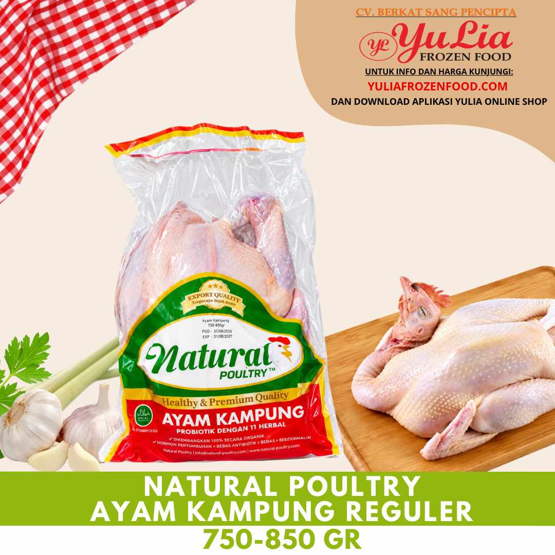 NATURAL POULTRY AYAM KAMPUNG REGULER 750-850 GR (10)