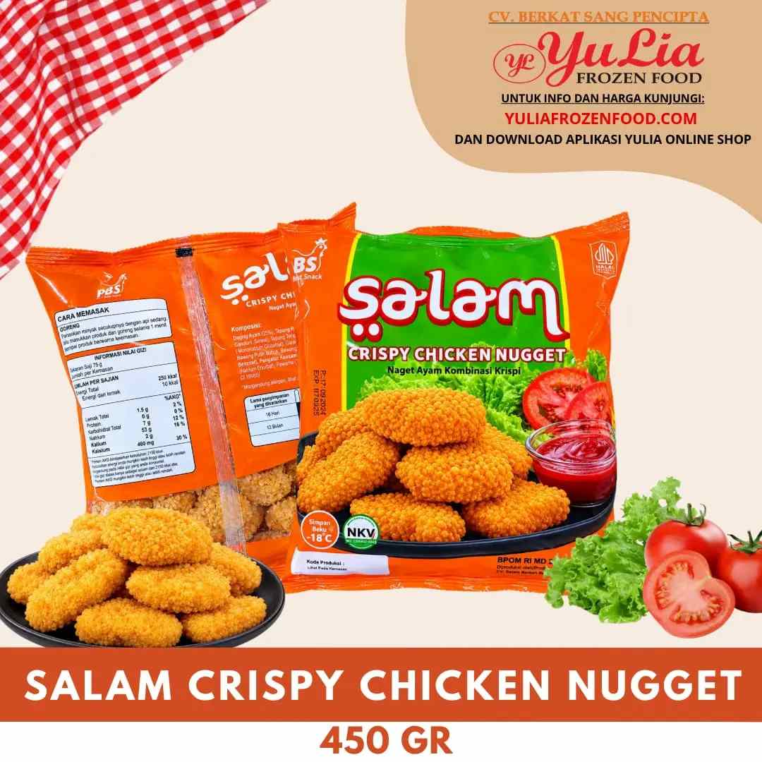 SALAM CRISPY CHICKEN NUGGET 450 GR (10)