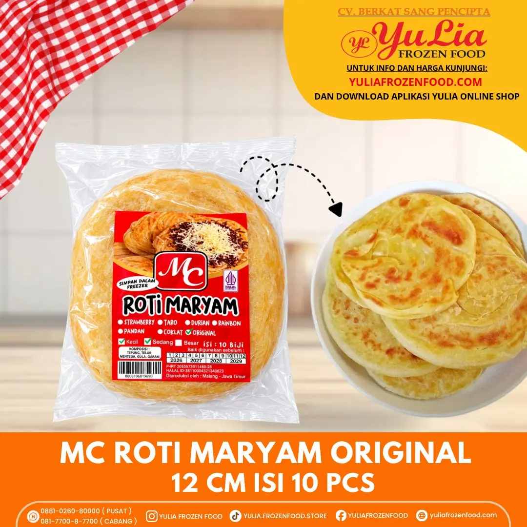 MC ROTI MARYAM ORIGINAL 12 CM ISI 10 PCS (10)
